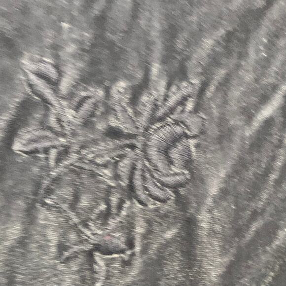 Johnny Was 4 Love & Liberty Velvet Kimono Size XS Blue oversized Embroidered - Picture 4 of 8